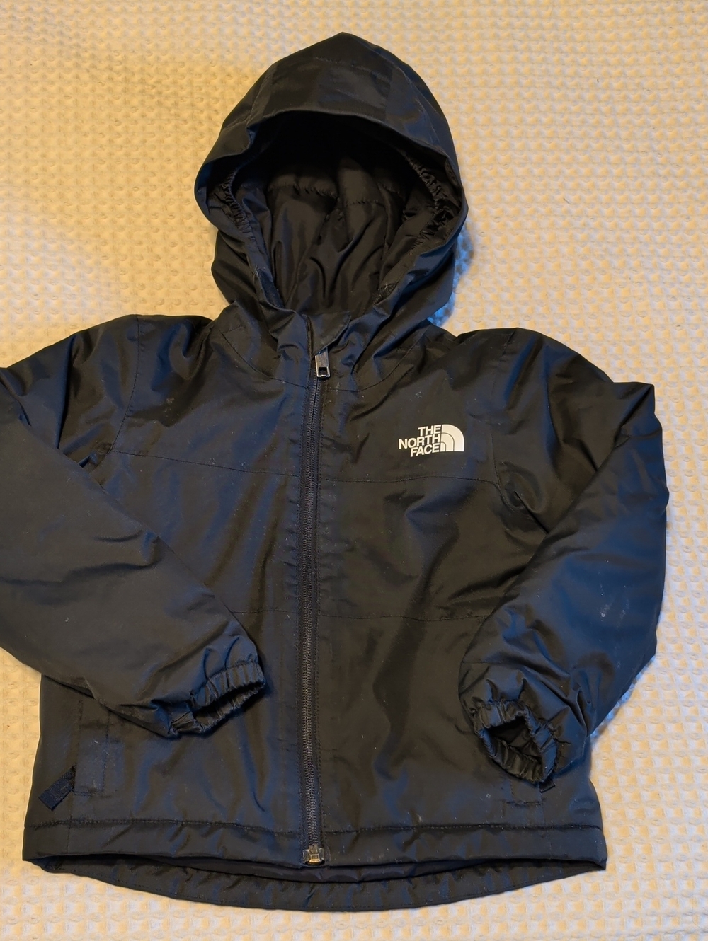 The North Face Kids Black Hooded Puffer Jacket
